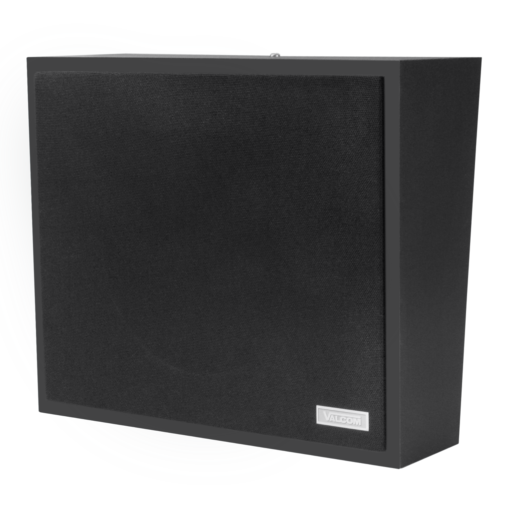V-1060-BK Wall Speaker, One-Way, Black