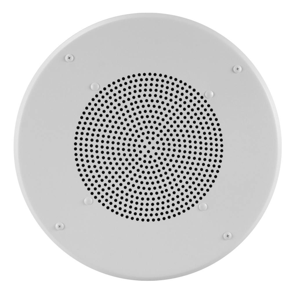 V-1060A Round Ceiling Speaker, 8-Inch, Talkback, White