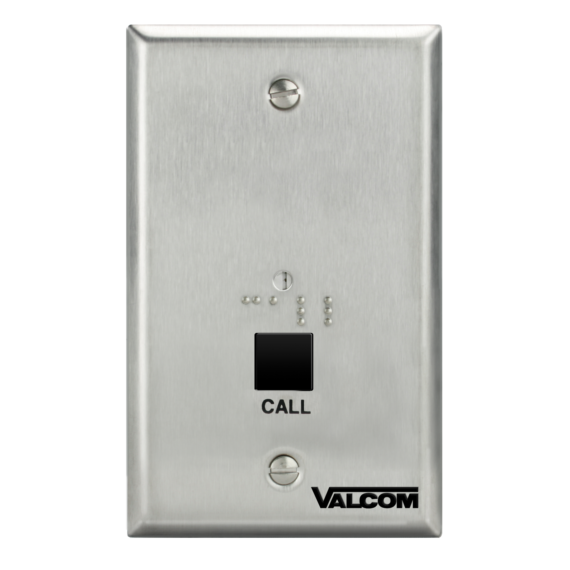 V-2977 Call Button with Volume Control, Stainless Steel