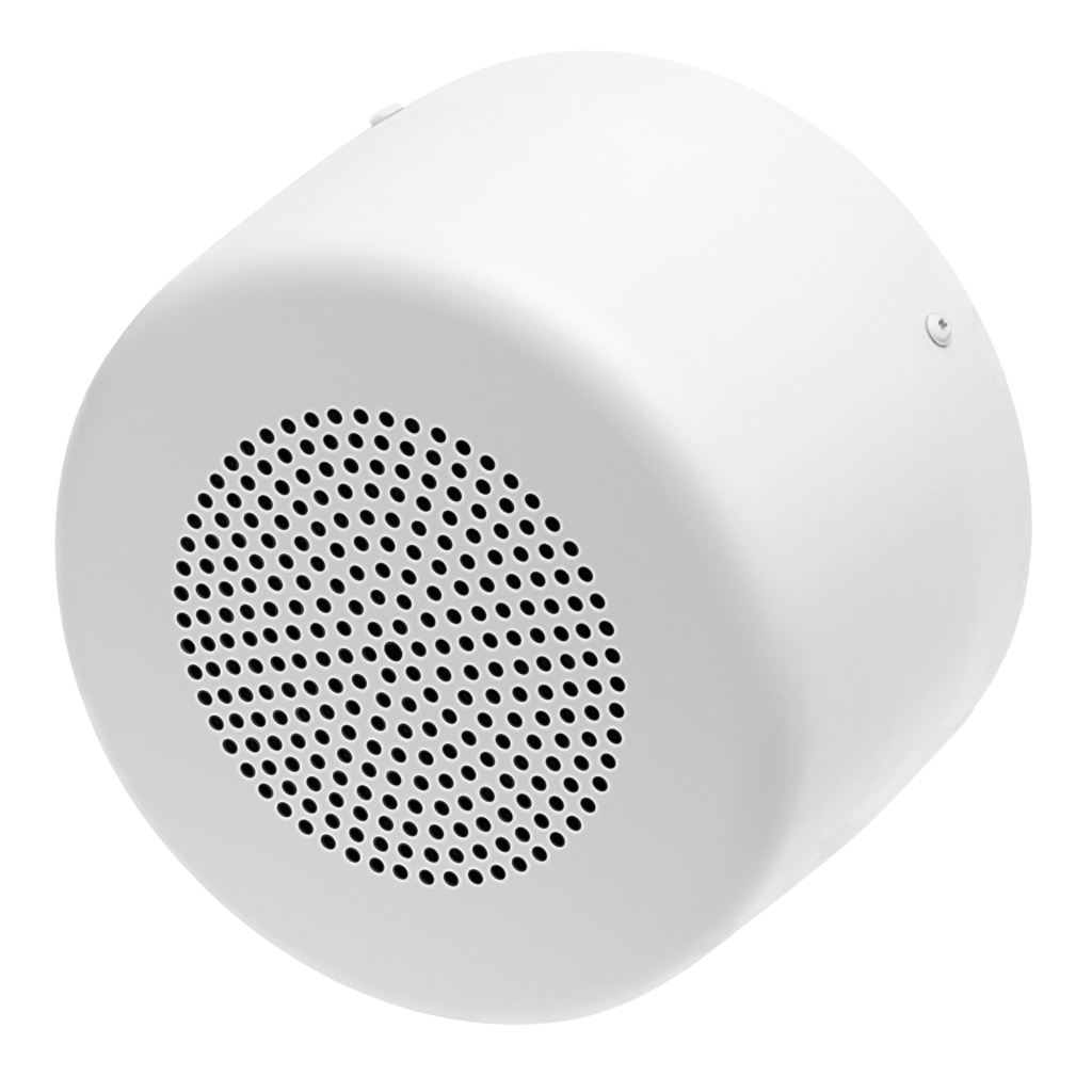 -9010-W Surface Mount Vandal-Resistant Ceiling Speaker, One-Way, White